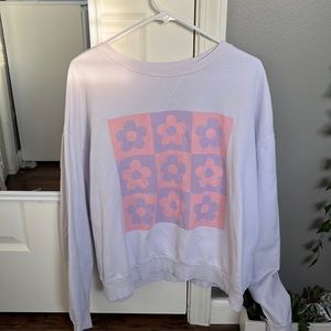Pacsun Crewneck. Pink & Purple. Size Small